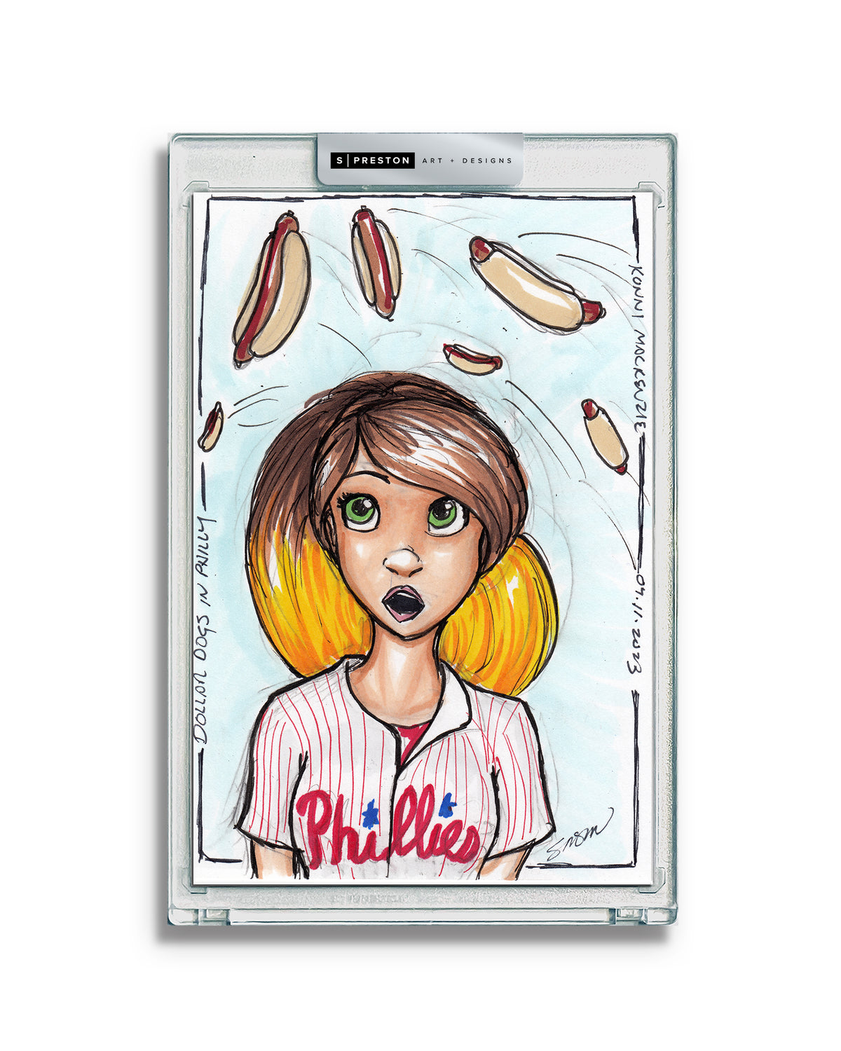 WinS® Every Day Konni Mackenzie Original Art Card Slab 2023-04-11