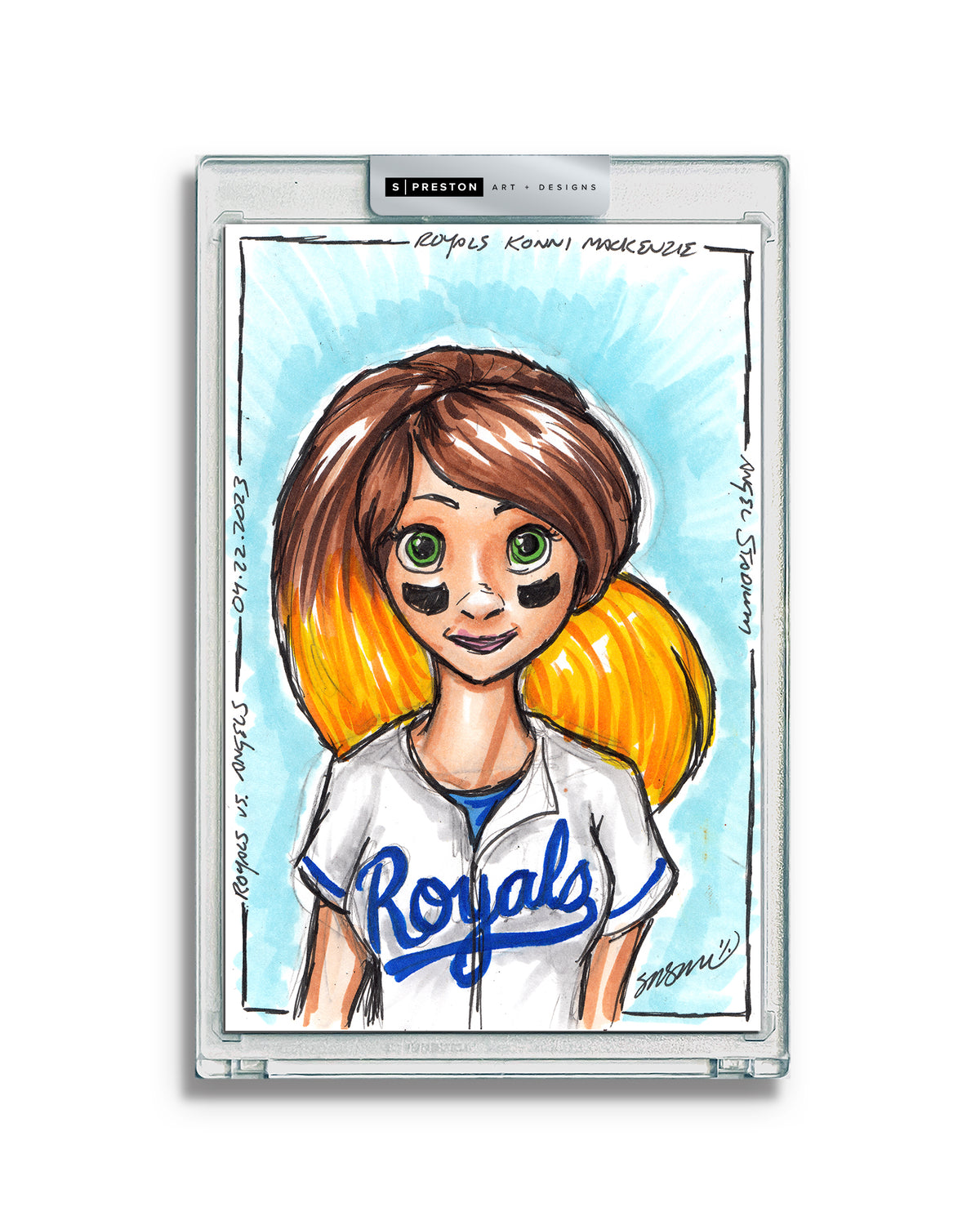 WinS® Every Day Konni Mackenzie Original Art Card Slab 2023-04-22