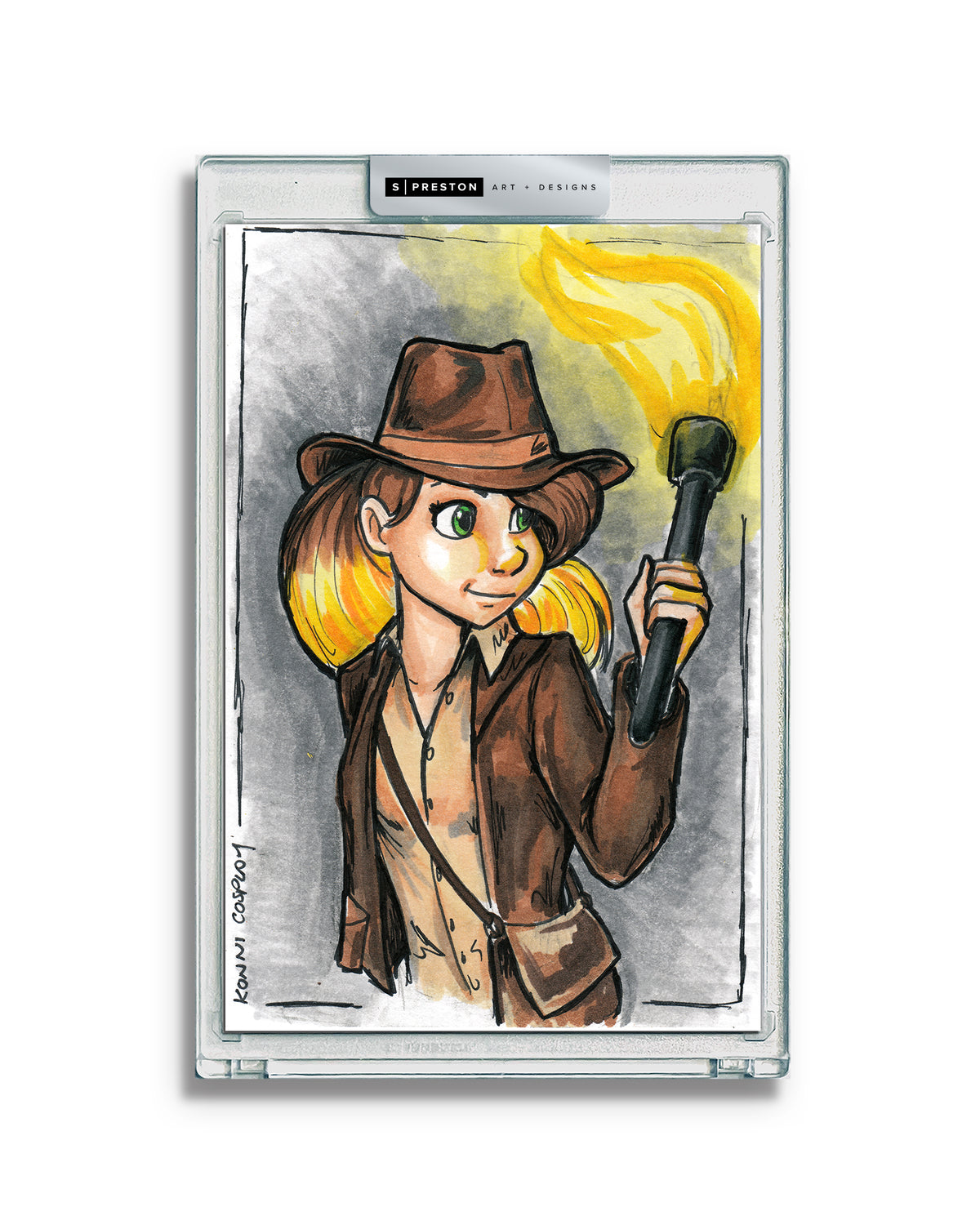 WinS® Every Day Konni Mackenzie Original Art Card Slab 2023-06-30