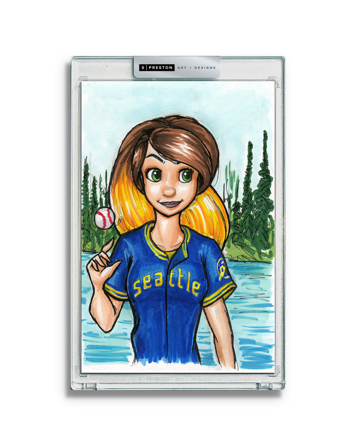 WinS® Every Day Konni Mackenzie Original Art Card Slab 2023-07-02