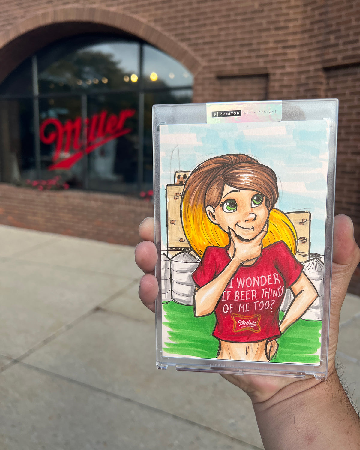 WinS® Every Day Konni Mackenzie Original Art Card Slab 2023-09-29