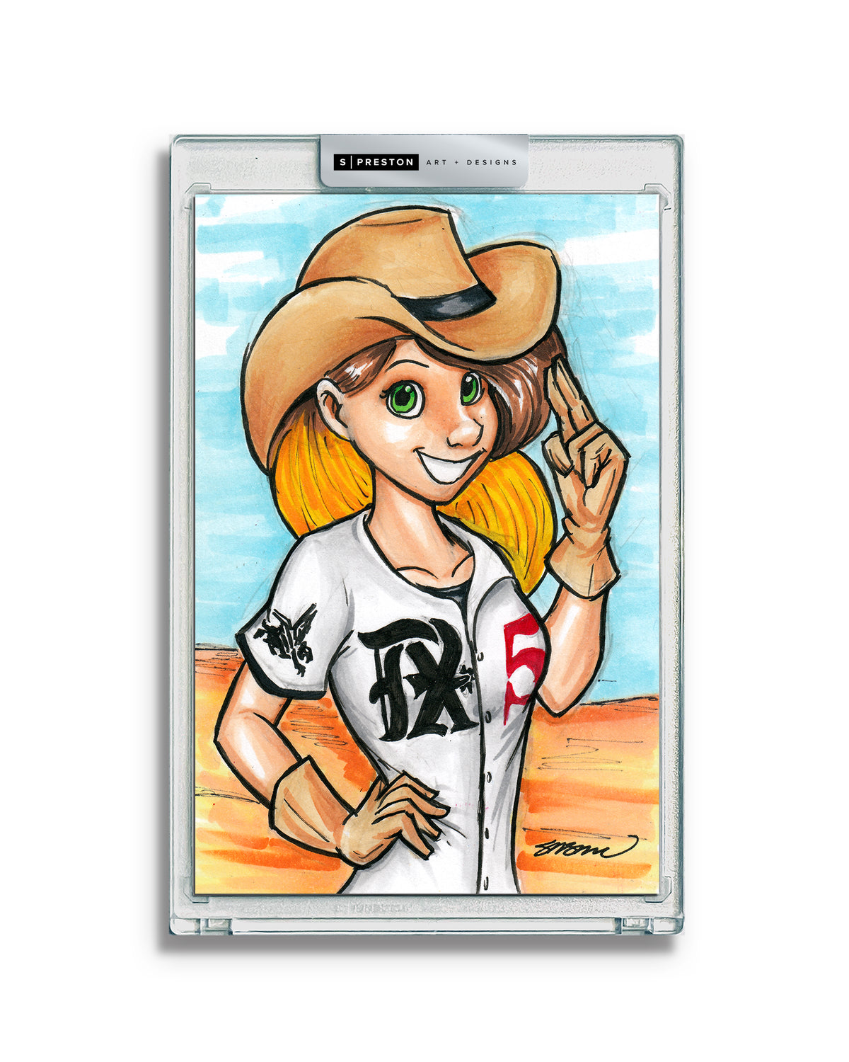 WinS® Every Day Konni Mackenzie Original Art Card Slab 2023-11-08