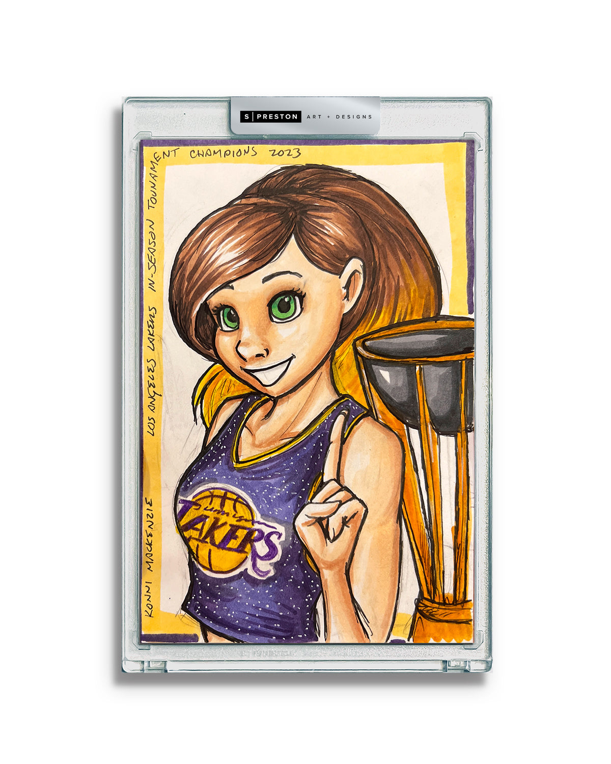 WinS® Every Day Konni Mackenzie Original Art Card Slab 2023-12-10 - In-Season Champions