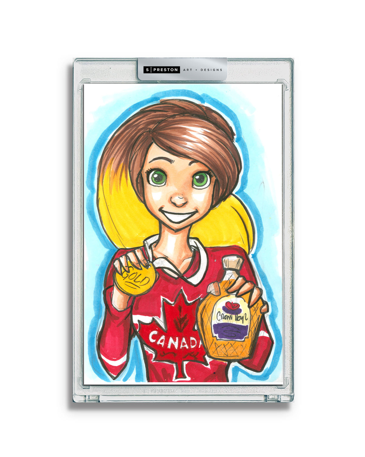 WinS® Every Day Konni Mackenzie Original Art Card Slab 2025-02-20