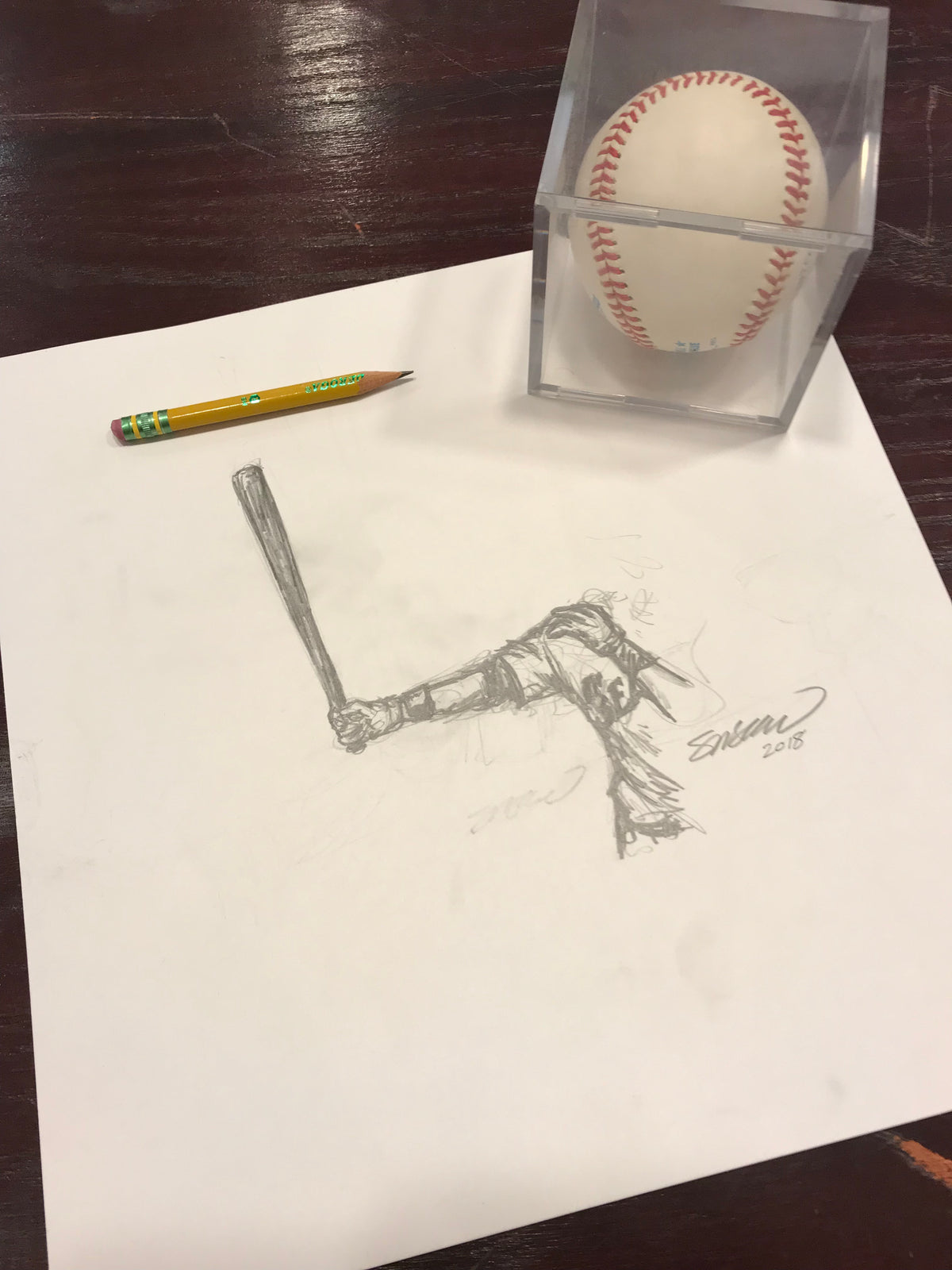 Welcome Back to Safeco Sketch Limited Edition - Seattle Mariners - S. Preston Art + Designs