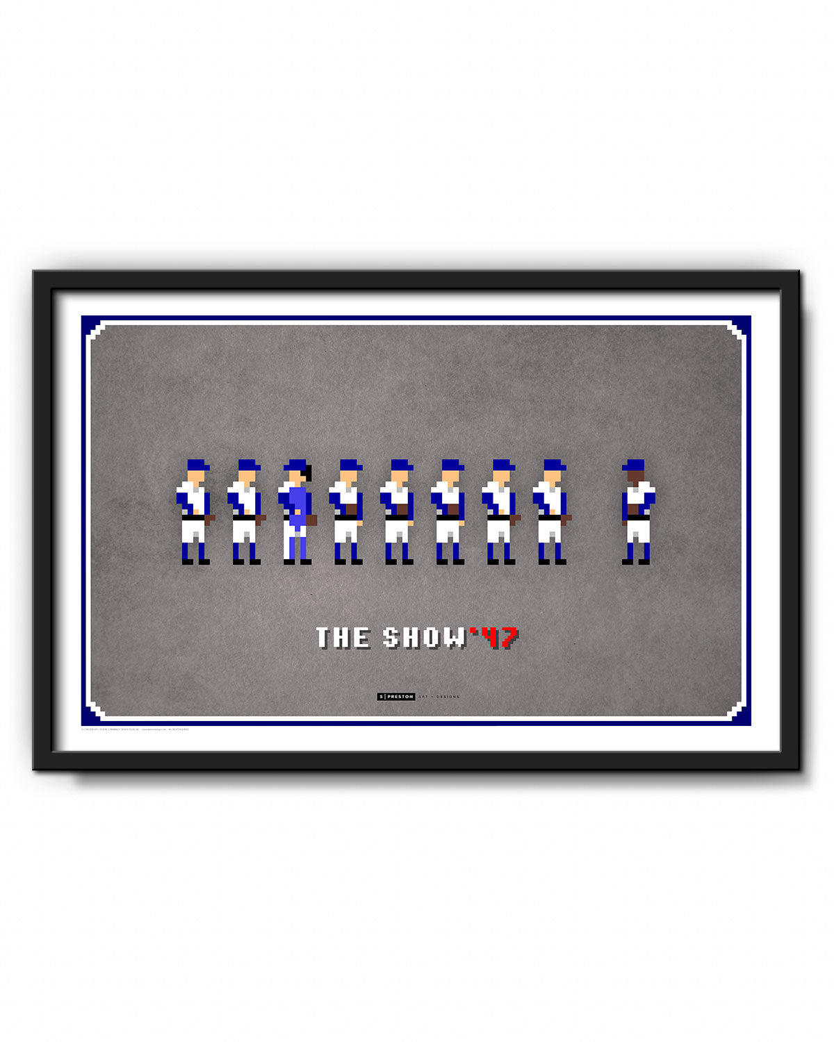 8-Bit Color Barrier Poster Print