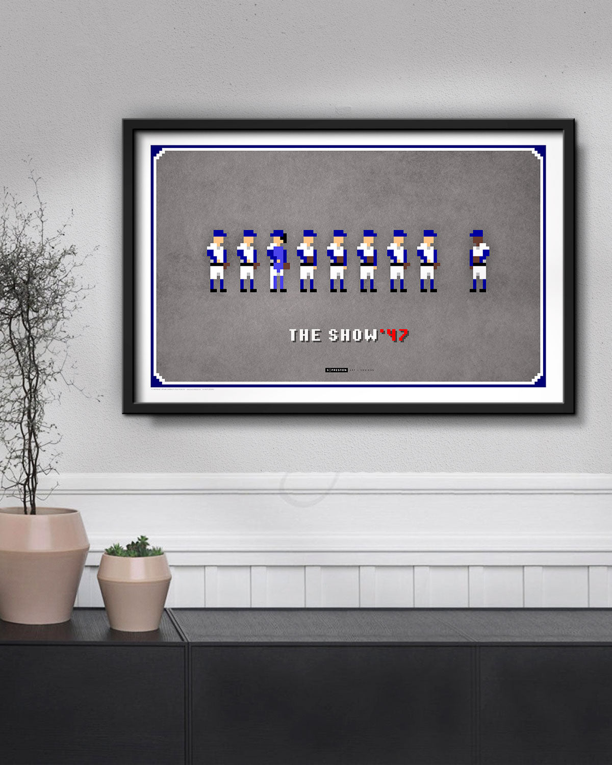 8-Bit Color Barrier Poster Print