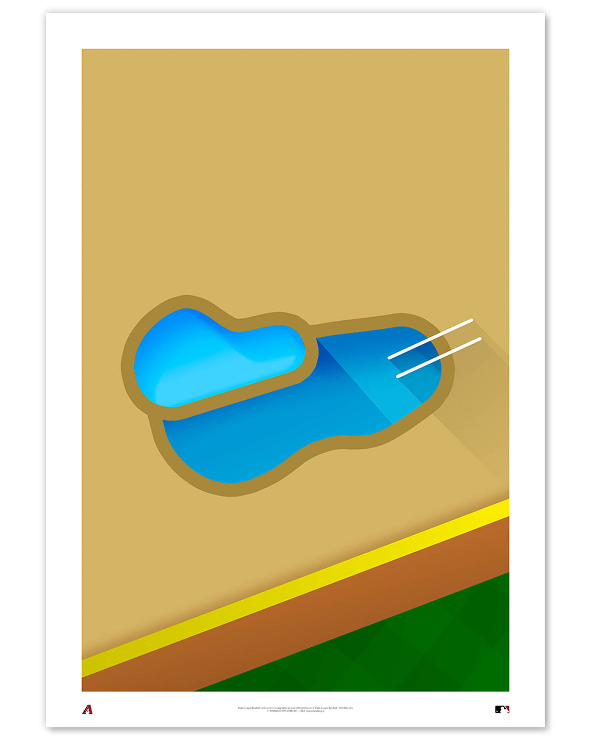 Minimalist Chase Field Art Print
