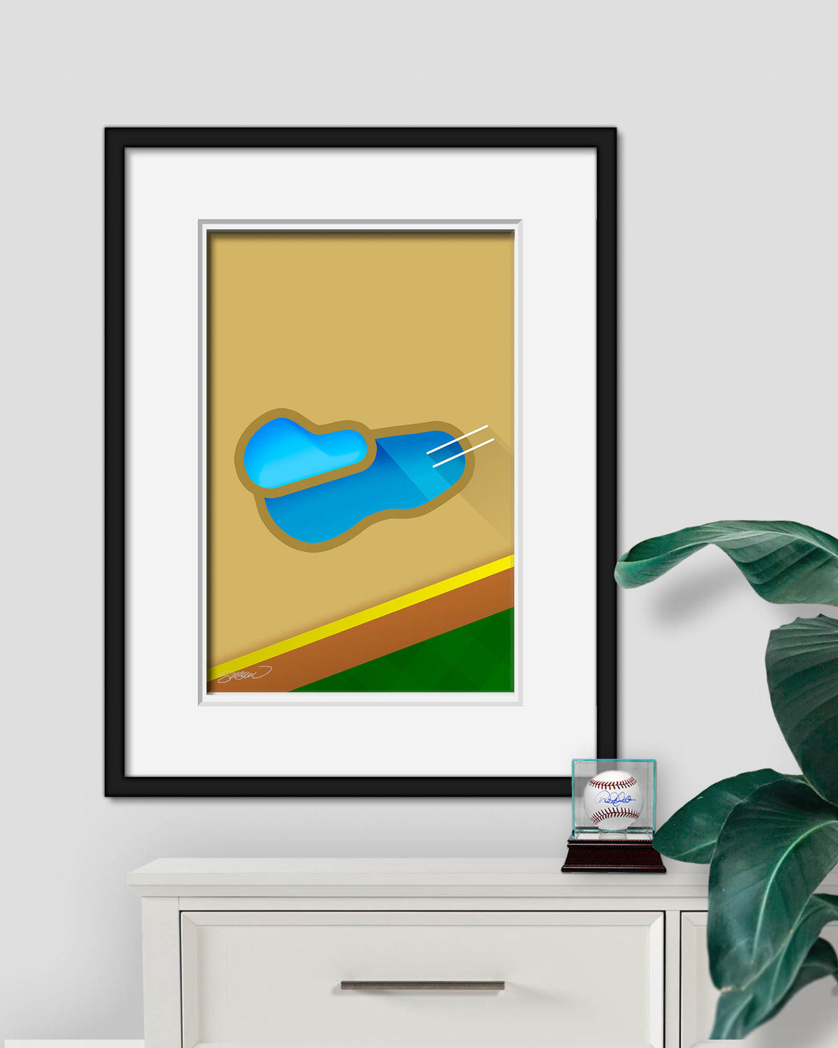 Minimalist Chase Field Art Print