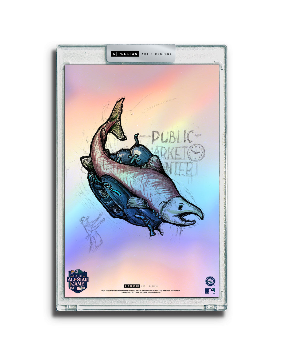 2023 MLB All-Star Game Sketch Art Card Slab - SOLD OUT