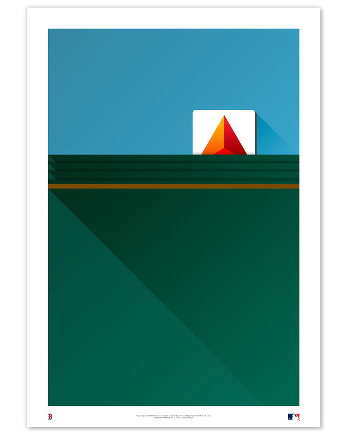 Minimalist Fenway Park Art Print