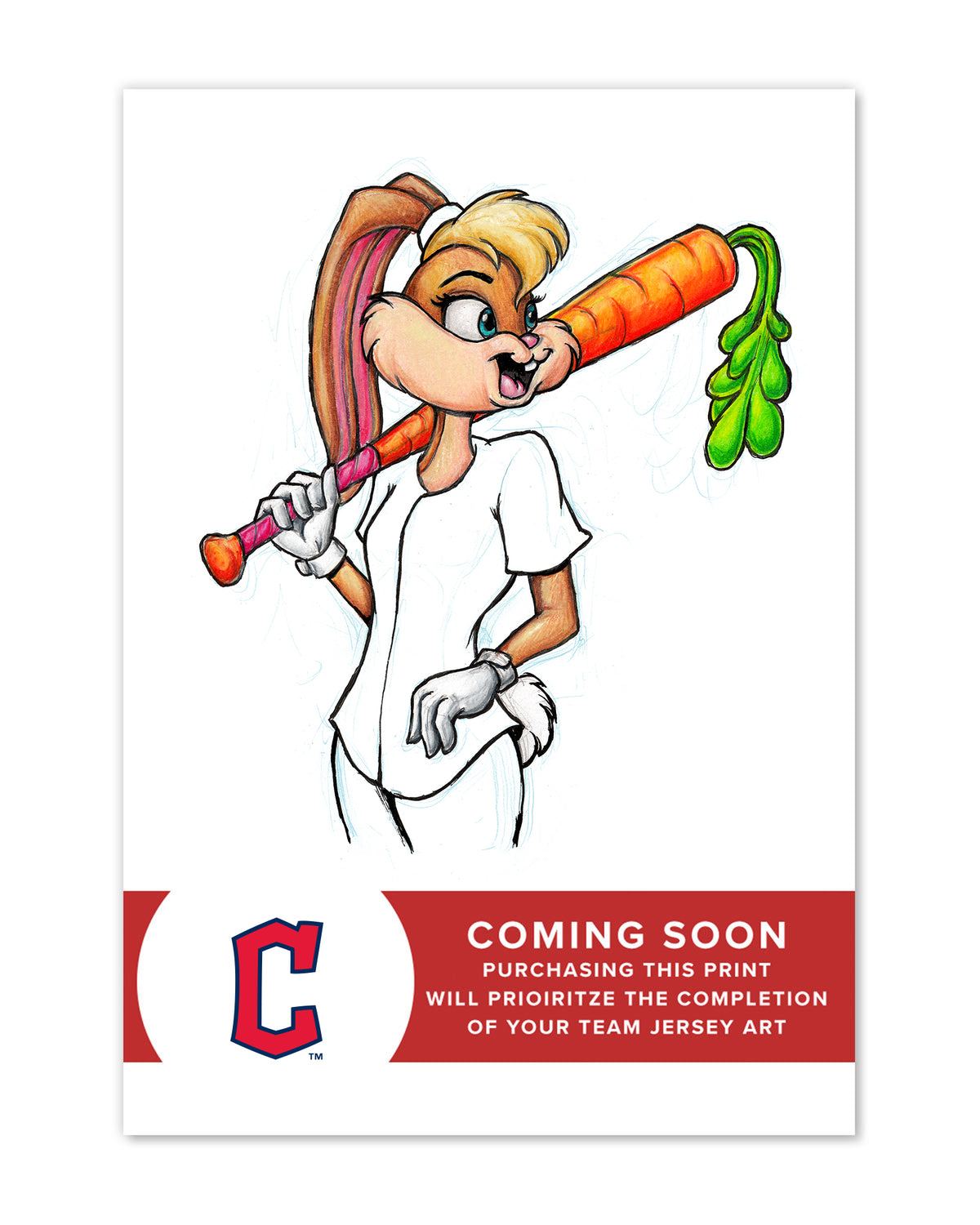 Lola Bunny x MLB Guardians Limited Edition Art Print