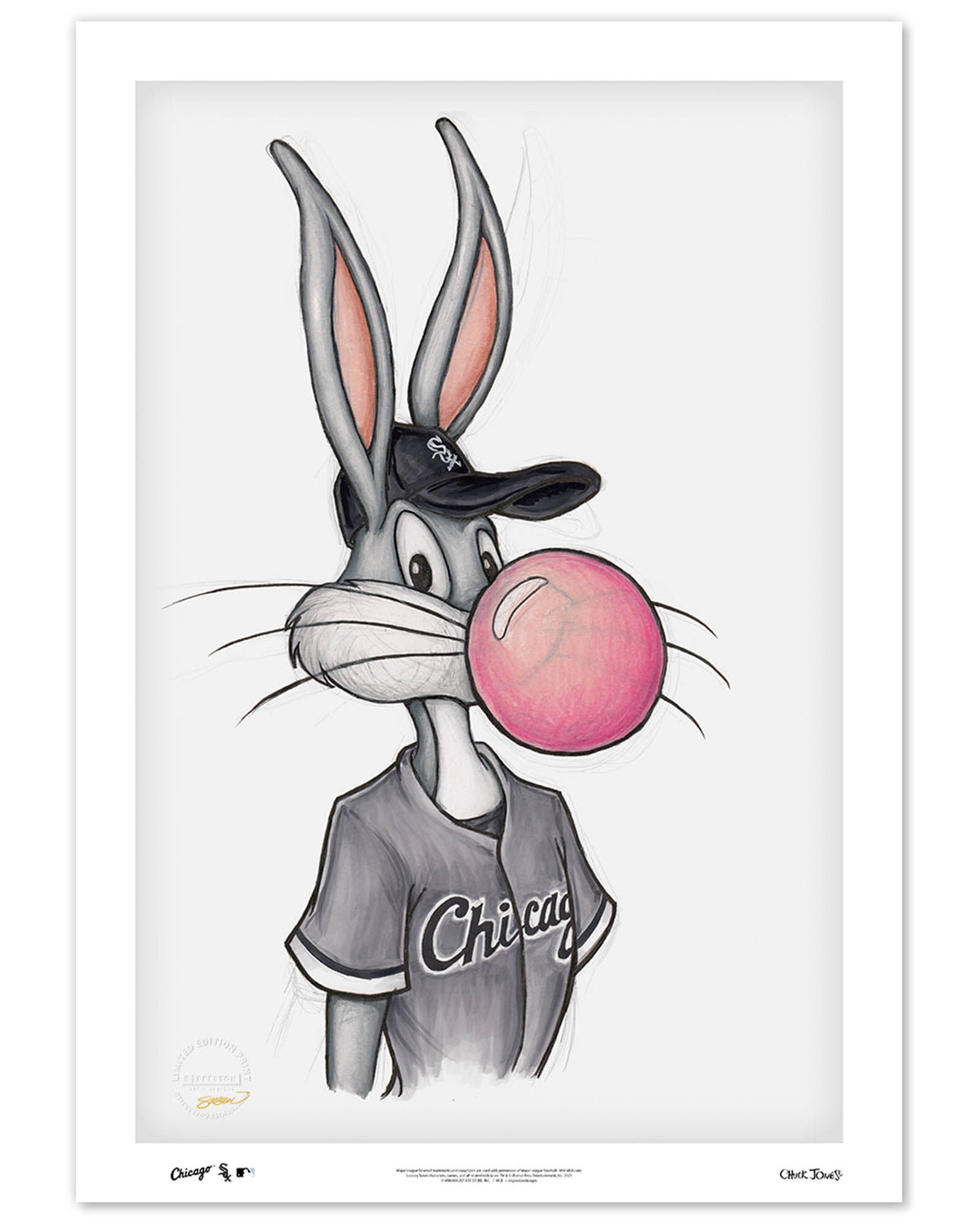 Bubblegum Bugs x MLB White Sox Limited Edition Art Print