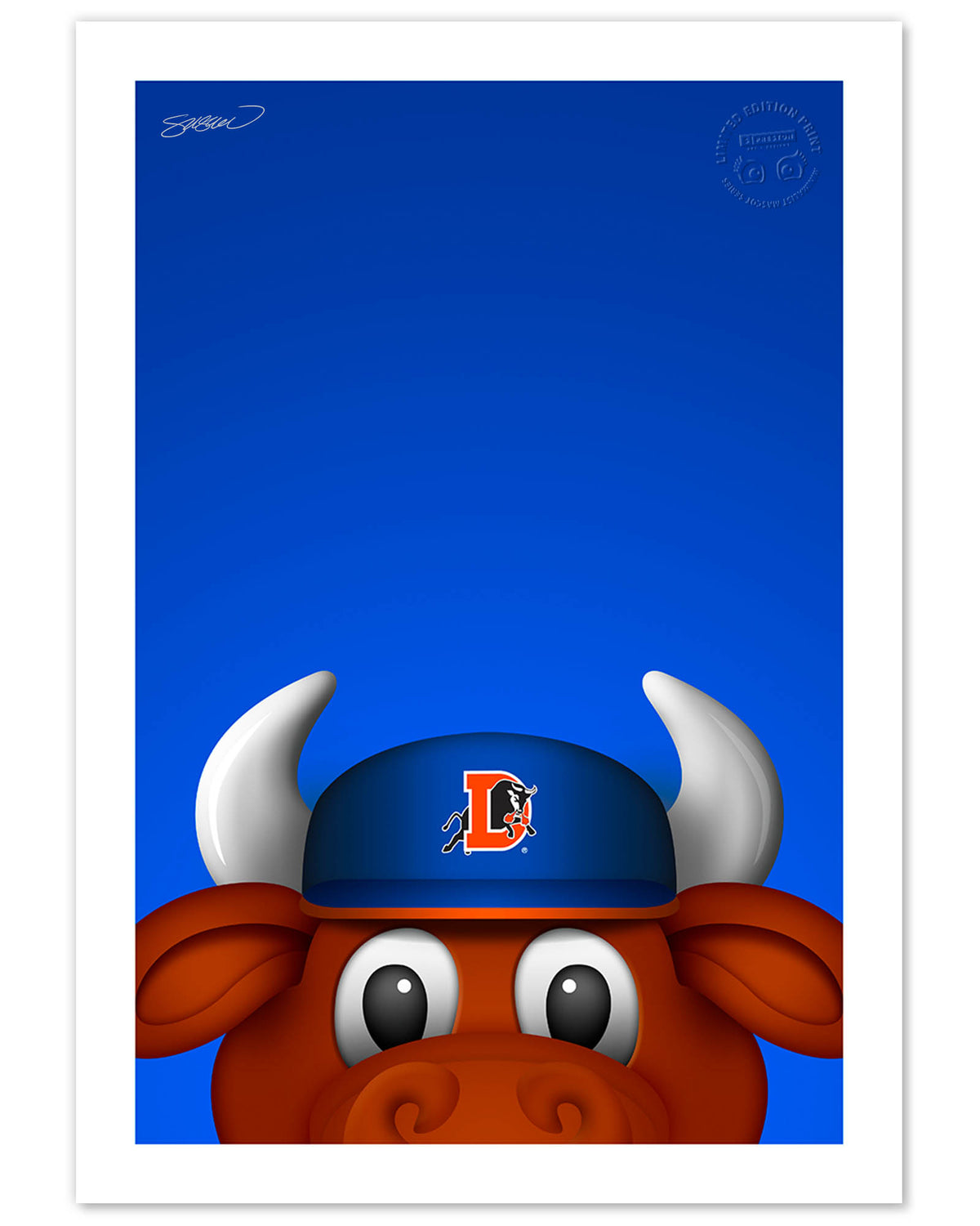 Minimalist Wool E. Bull Limited Edition Art Print