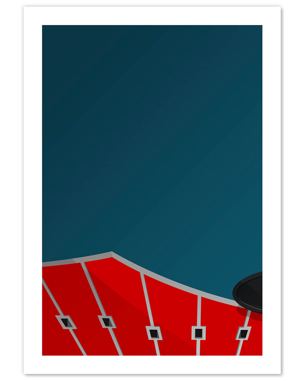 Minimalist Arrowhead Stadium