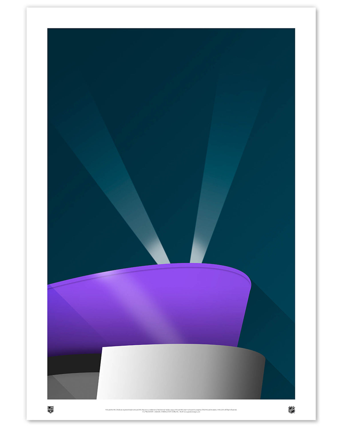 Minimalist Crypto.com Arena Art Print