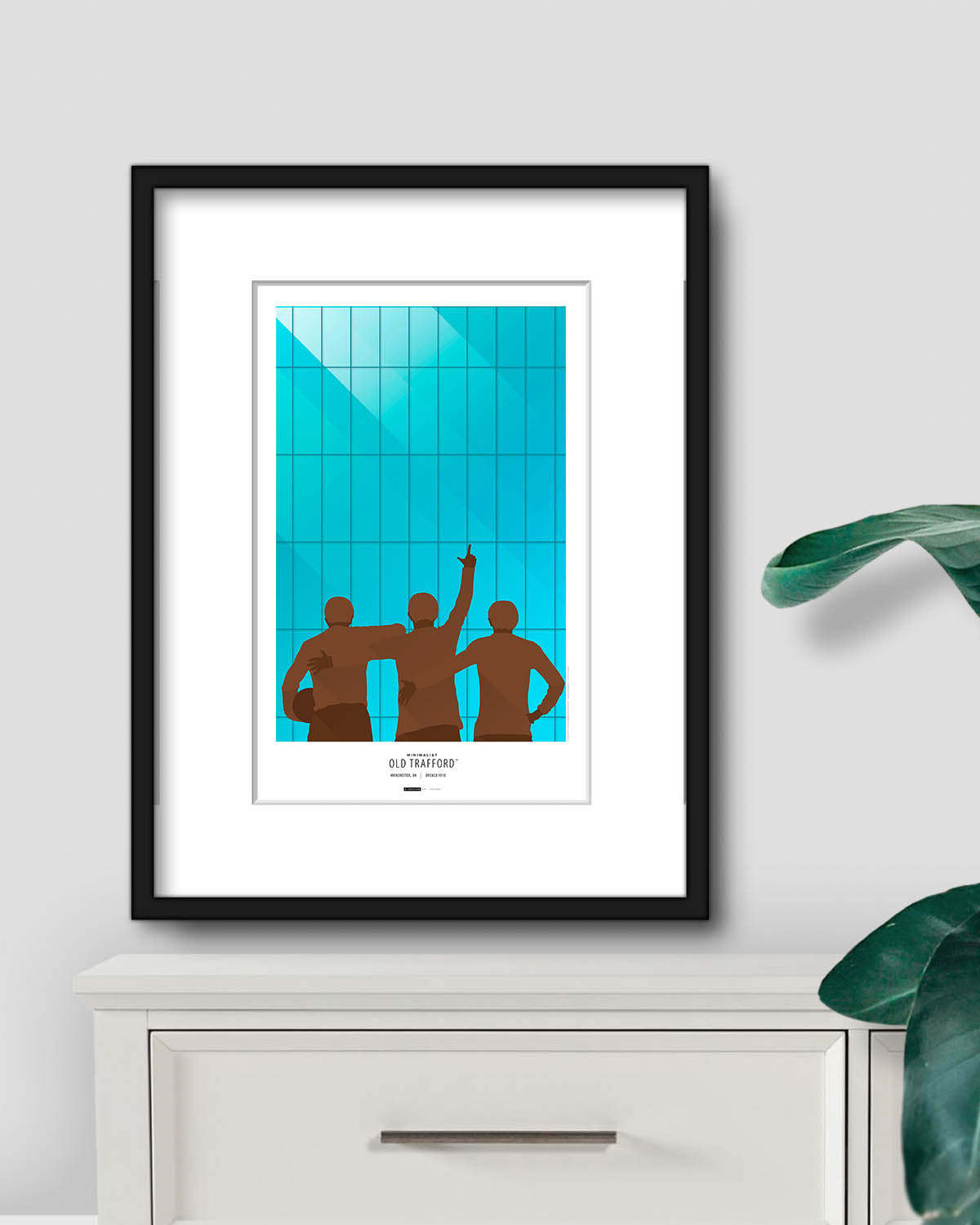 Minimalist Old Trafford Art Print