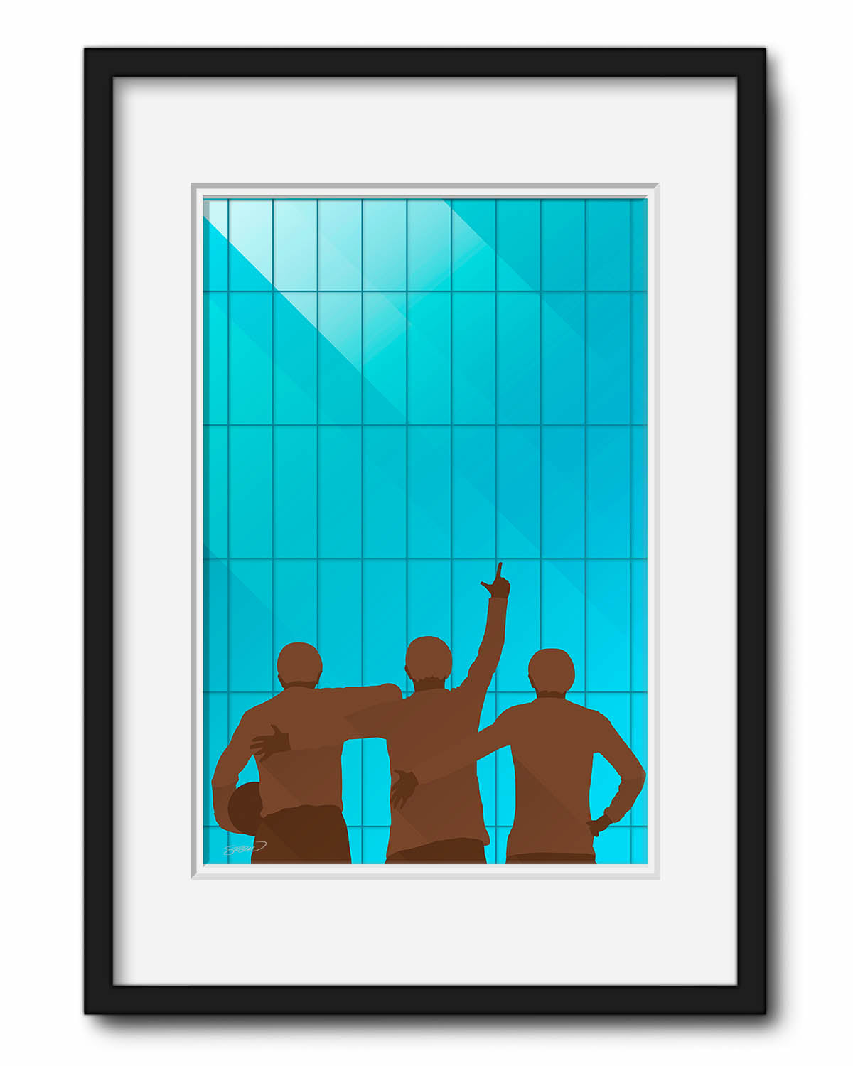 Minimalist Old Trafford Art Print