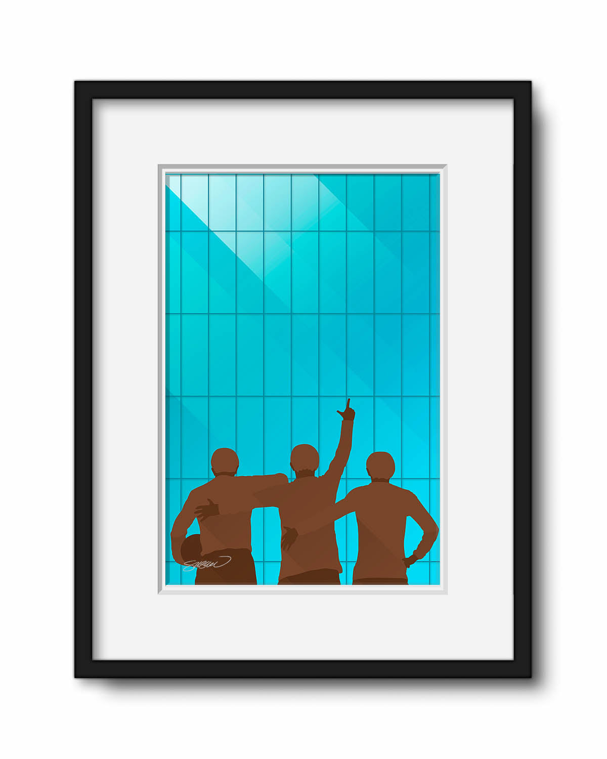 Minimalist Old Trafford Art Print