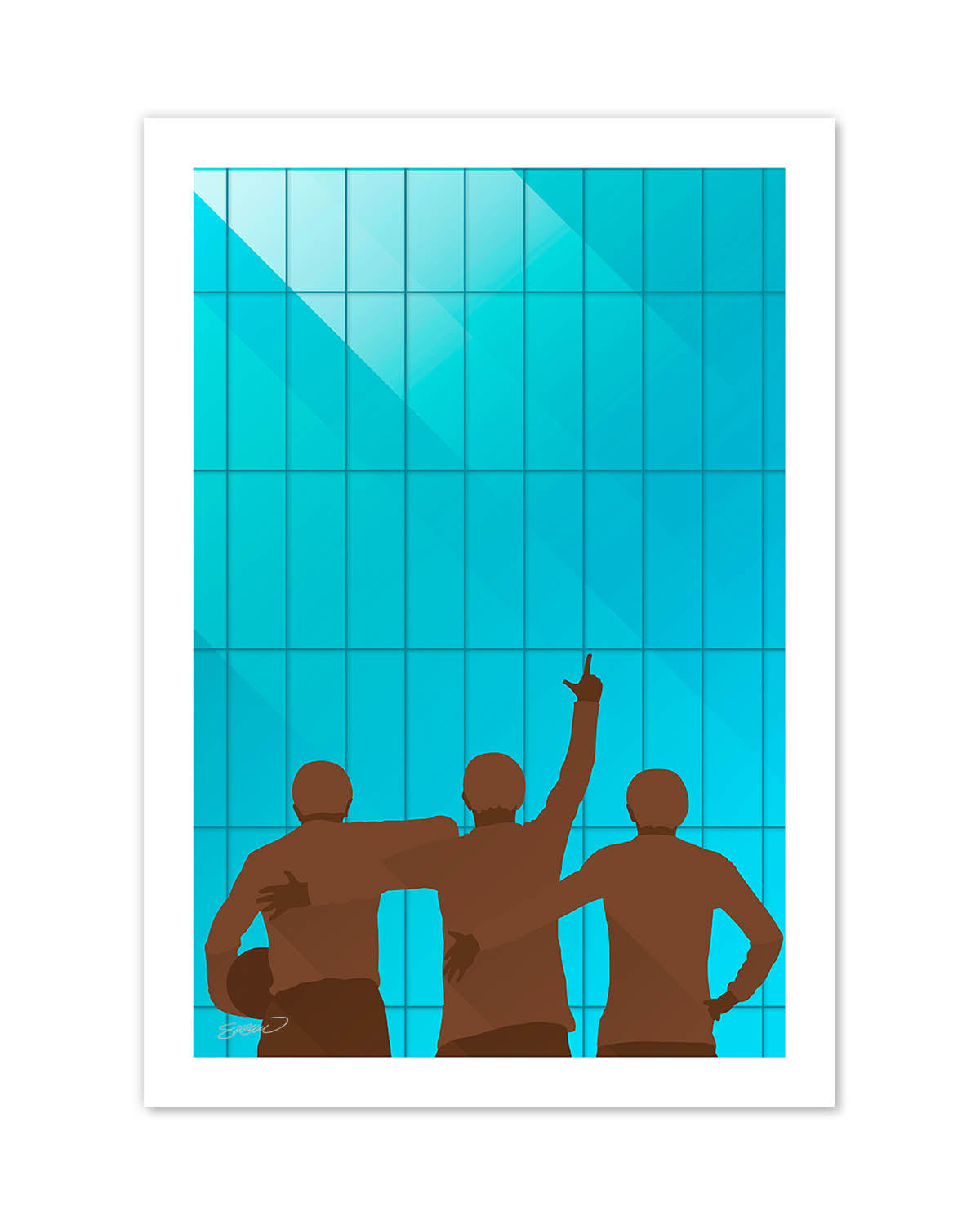 Minimalist Old Trafford Art Print
