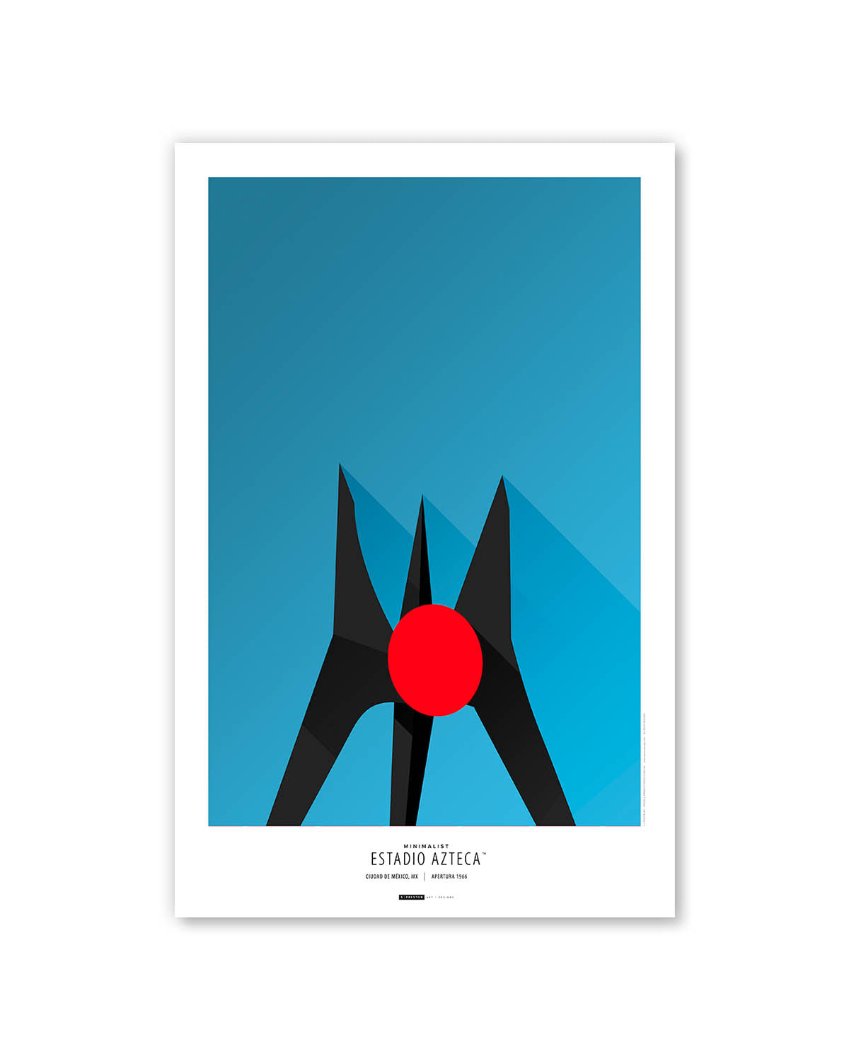 Minimalist Aztec Stadium
