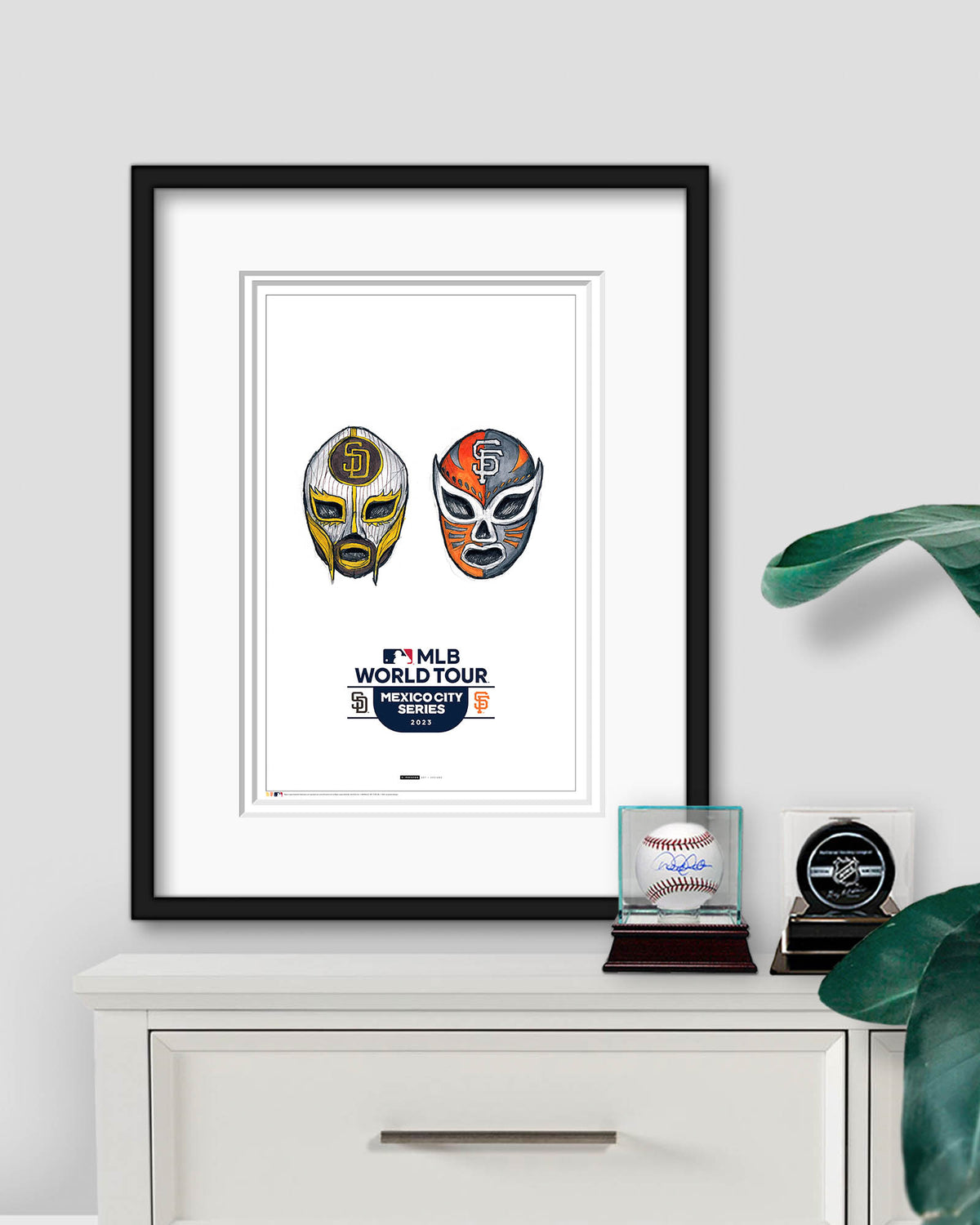 2023 MLB Mexico Series Sketch Limited Edition Art Prints