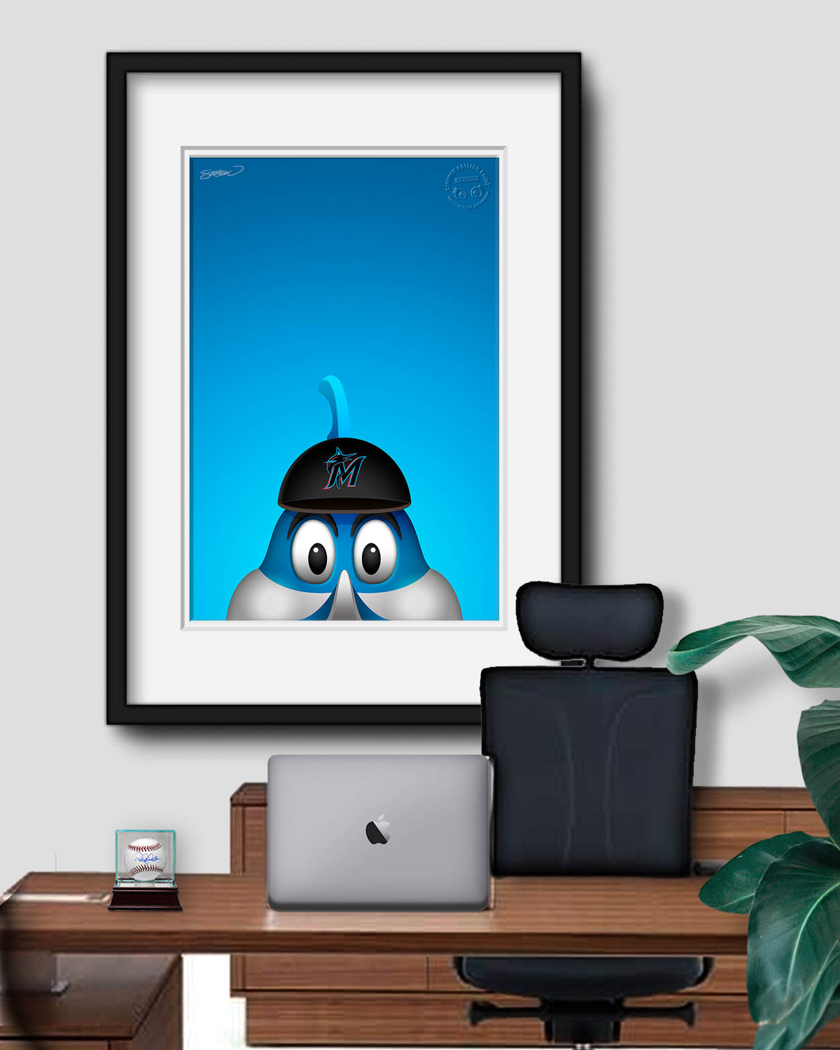 Minimalist Billy The Marlin