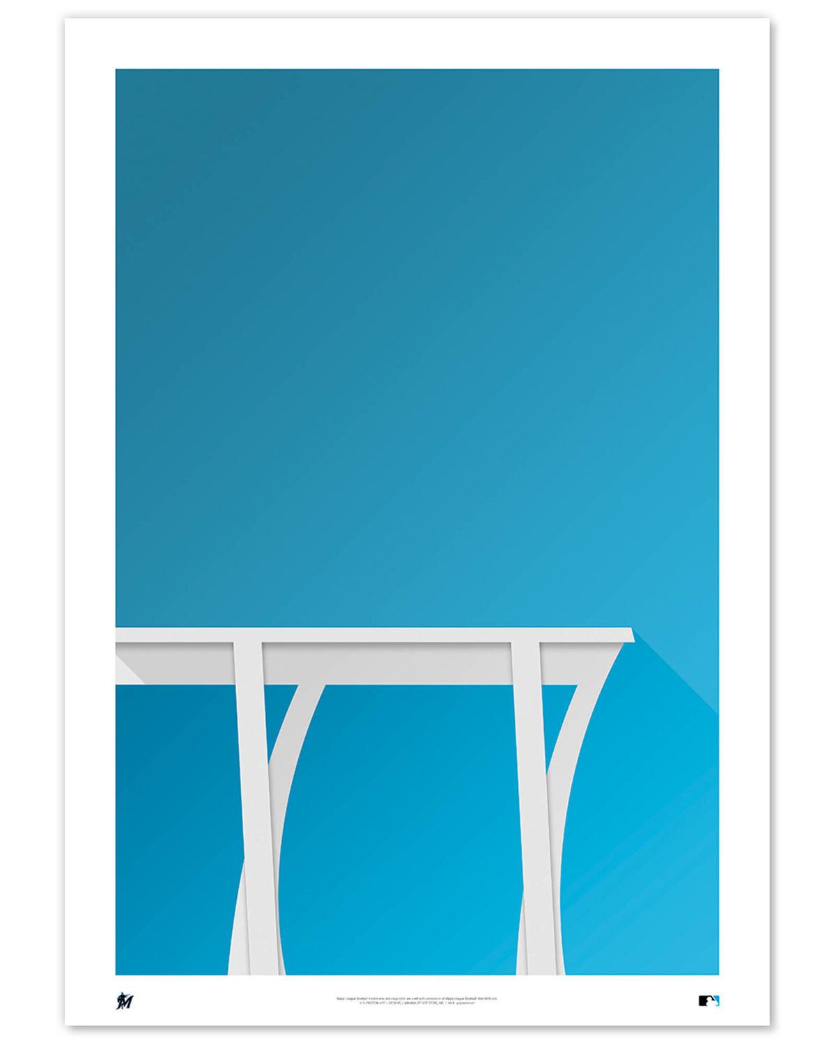Minimalist loanDepot Park (Roof Track)