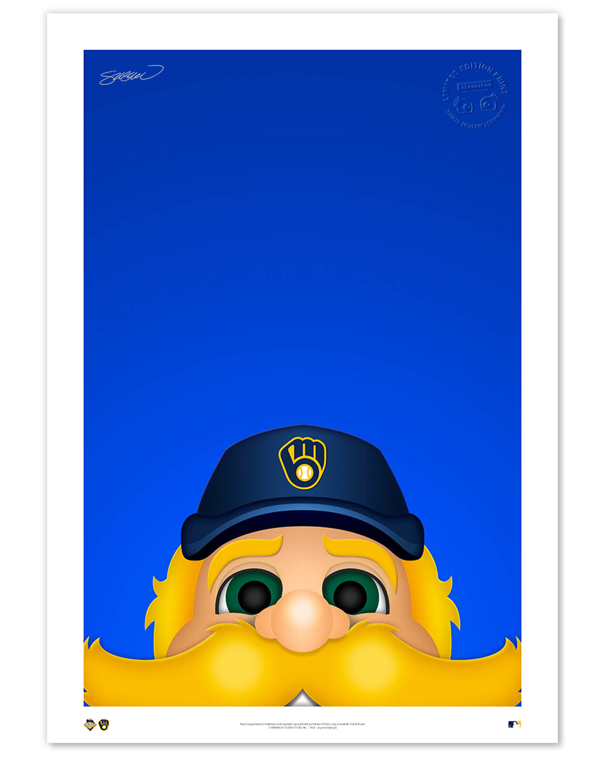 Minimalist Bernie Brewer