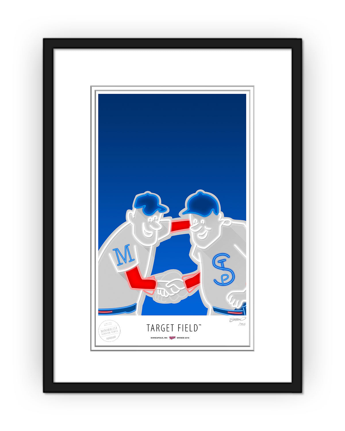 Minimalist Target Field Art Print
