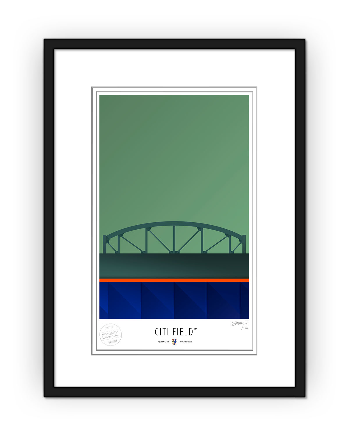 Minimalist Citi Field (Shea Bridge)