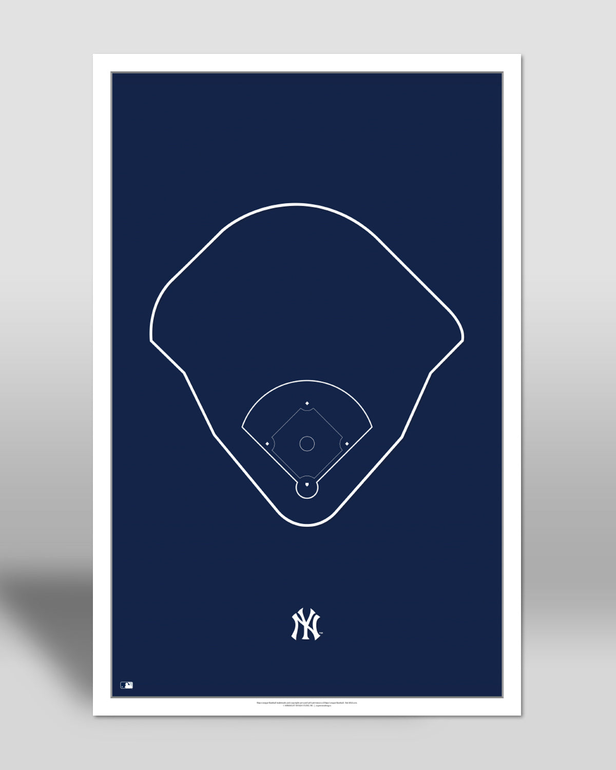 MLB Outline Ballpark - Yankee Stadium New York Yankees - S Preston