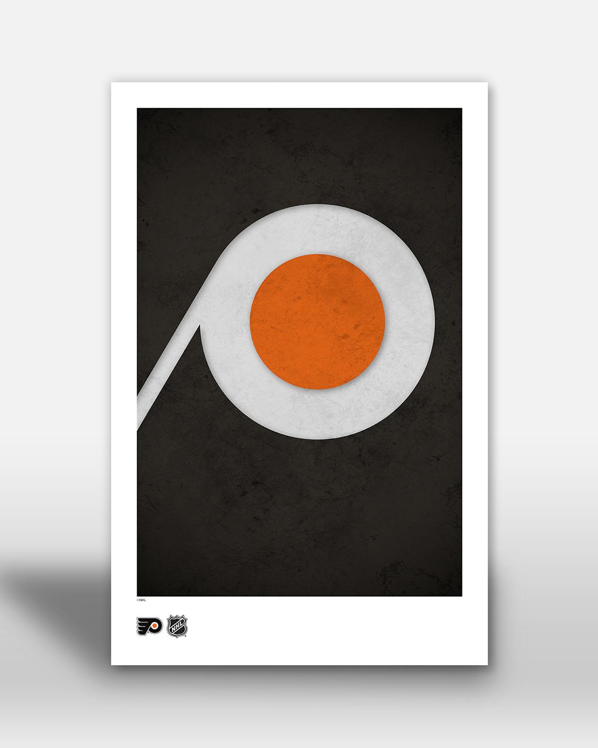 Minimalist Logo - Philadelphia Flyers Poster Print