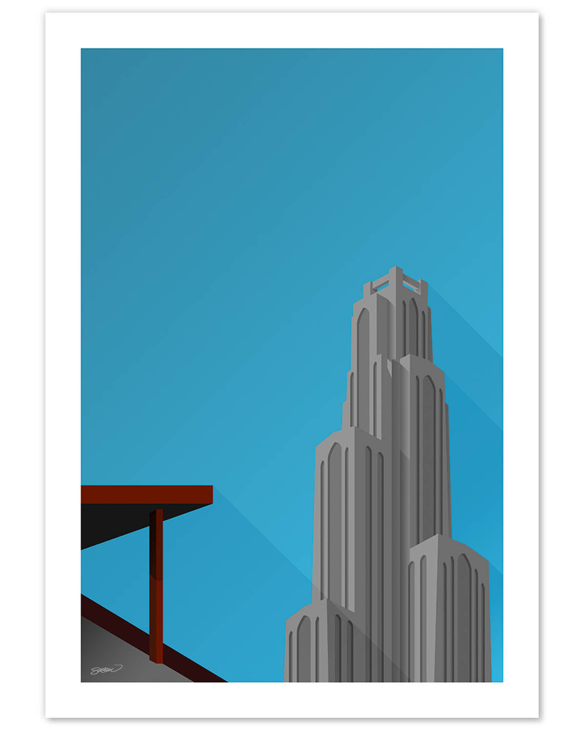 Minimalist Forbes Field Art Print