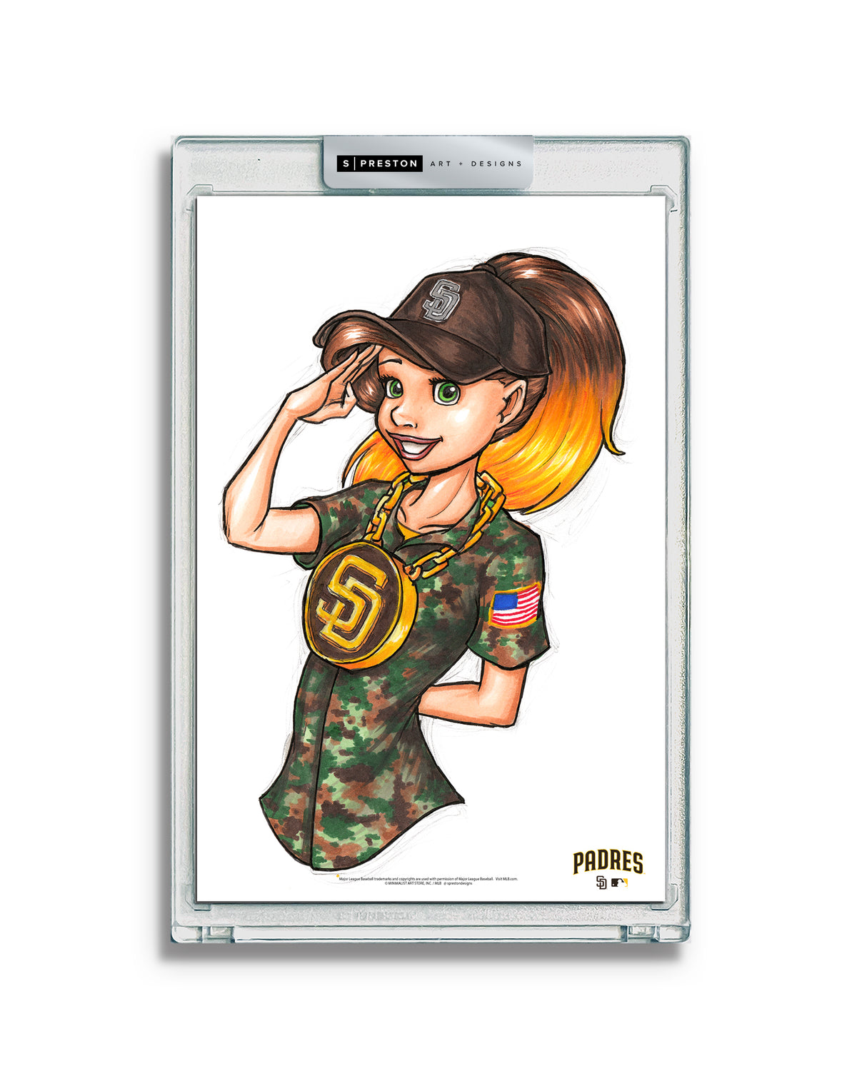 WinS® Padres Konni Mackenzie Limited Edition Art Card Slab