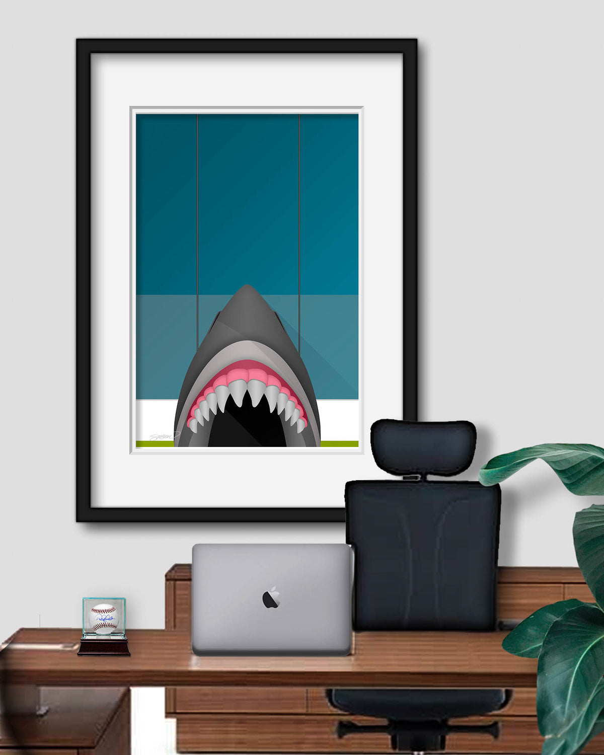 Minimalist SAP Center Art Print