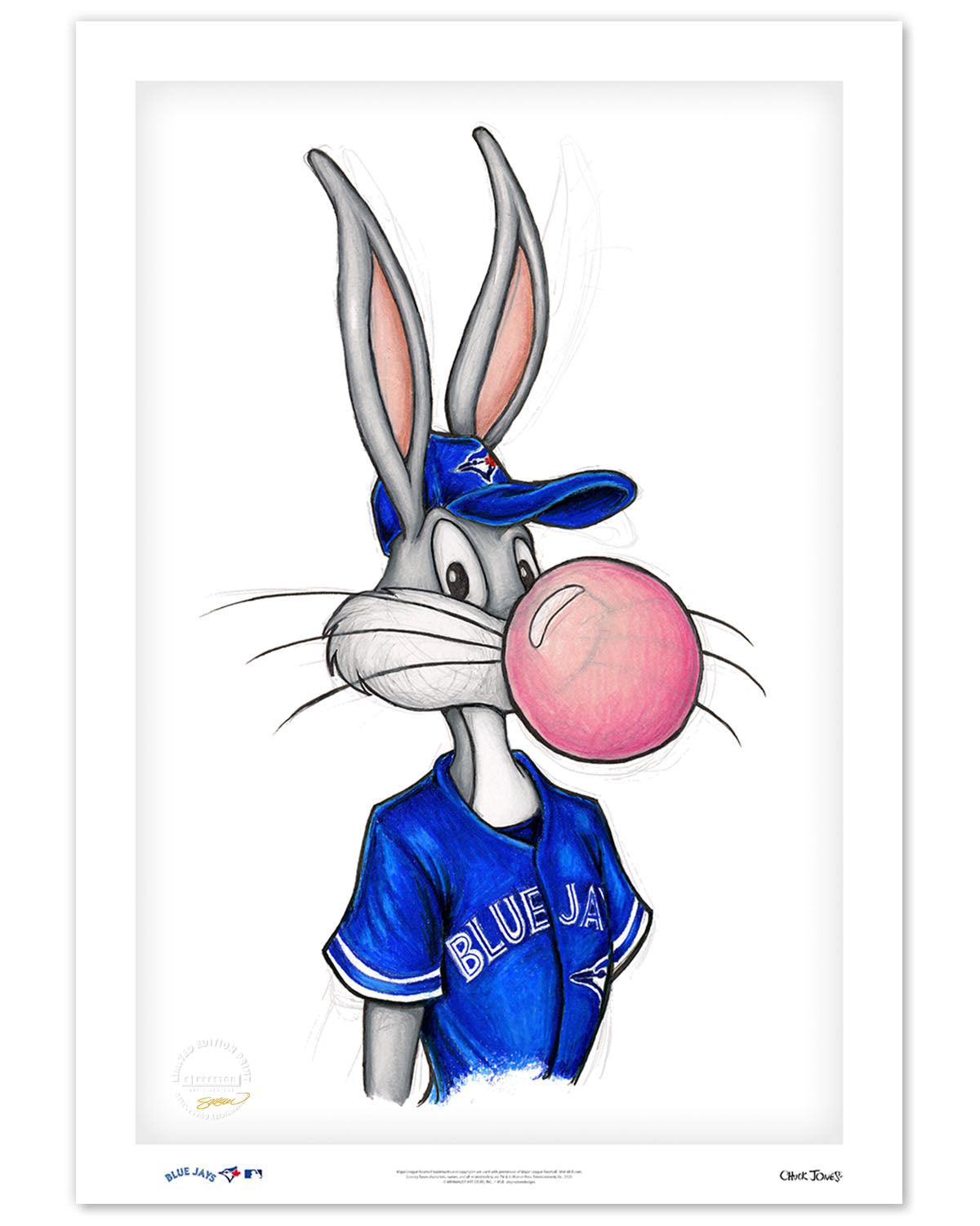 Bubblegum Bugs x MLB Blue Jays Limited Edition Art Print