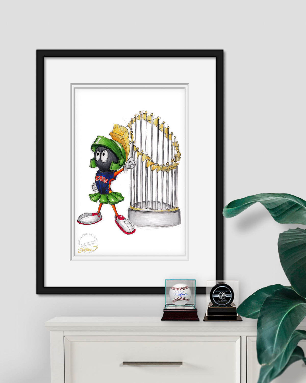 World Series Marvin The Martian 2022 Limited Edition Art Print