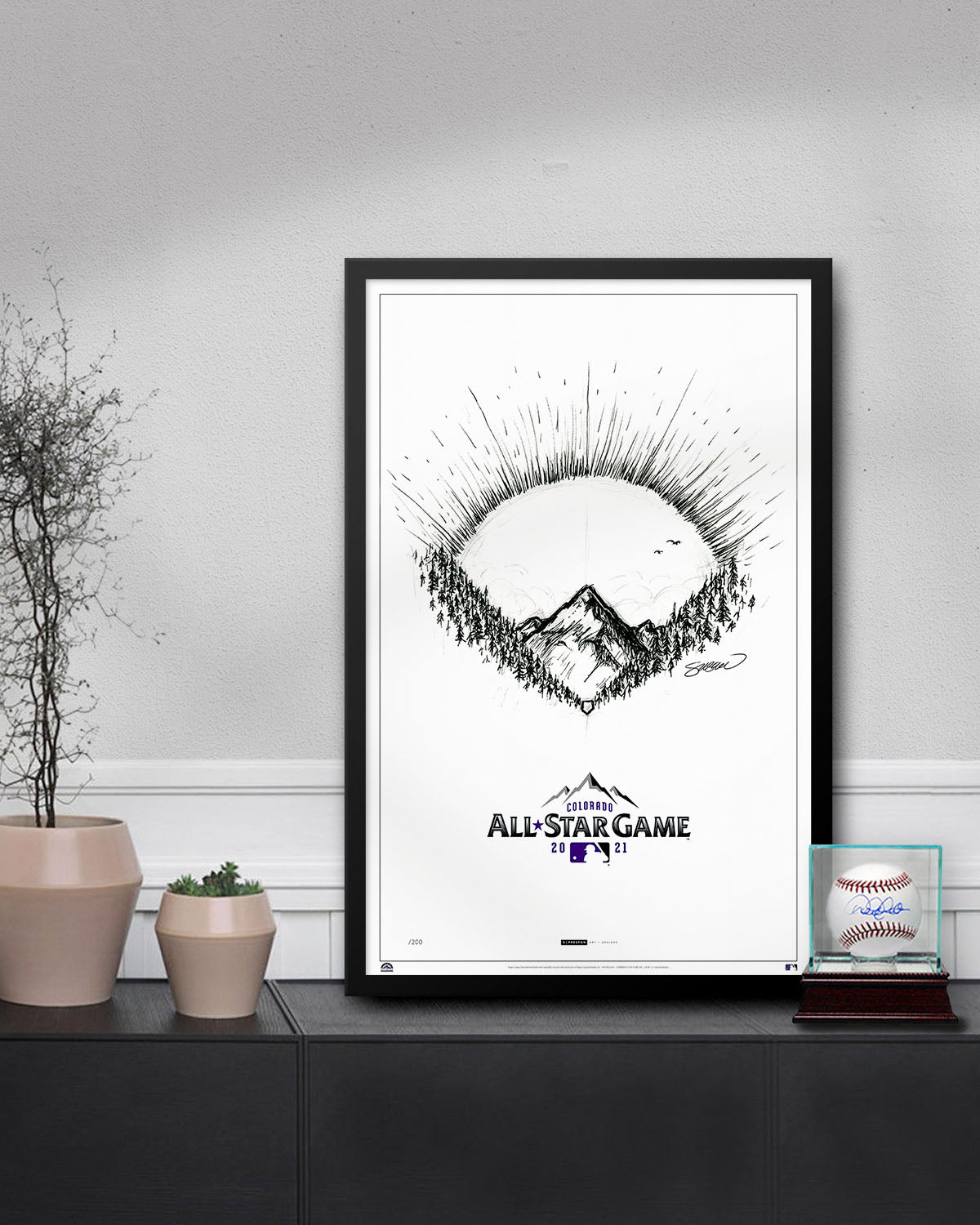 2021 MLB All-Star Game Sketch Print