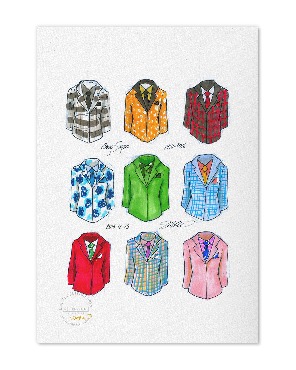 Remembering Craig Sager Tribute Sketch