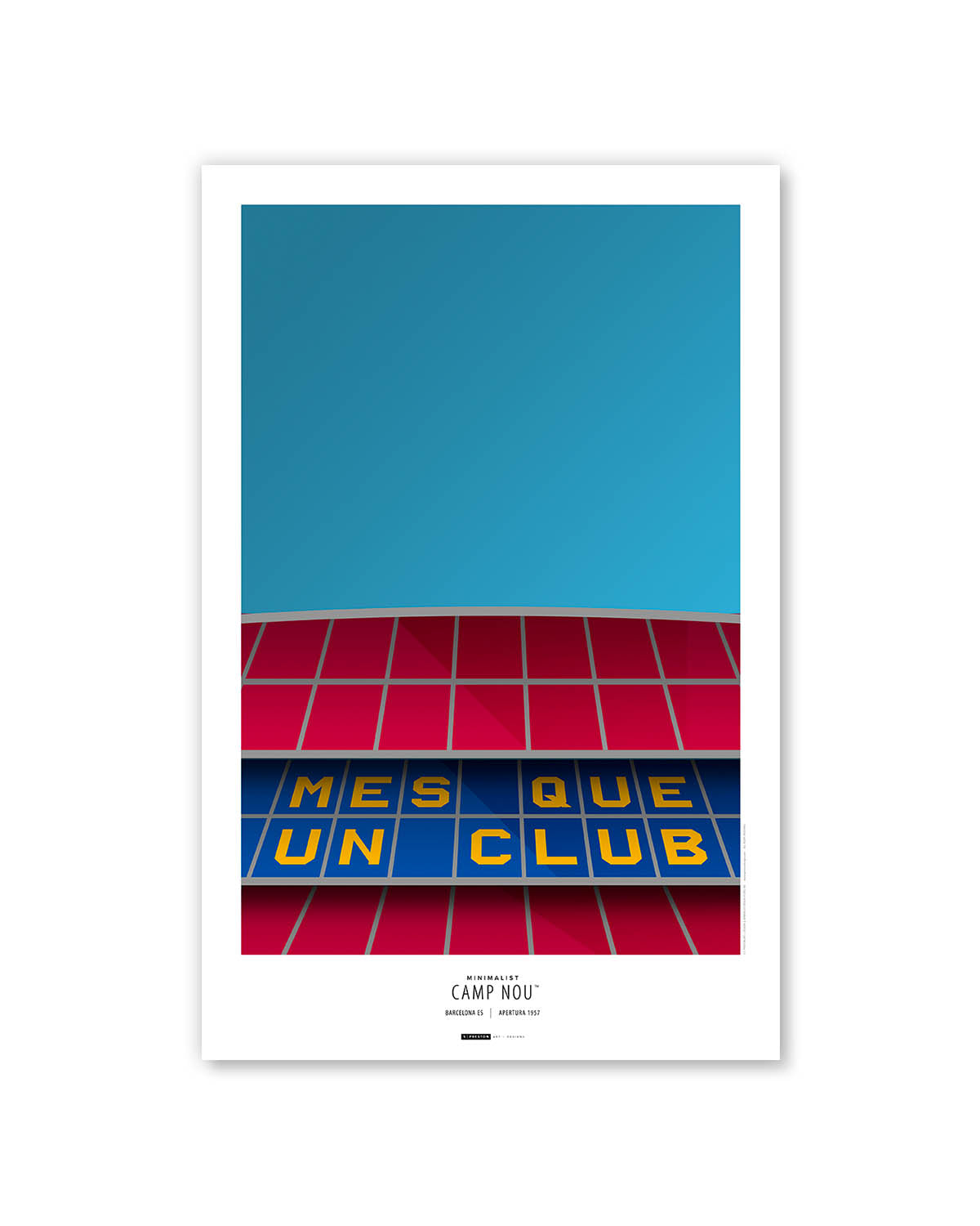 Minimalist Camp Nou