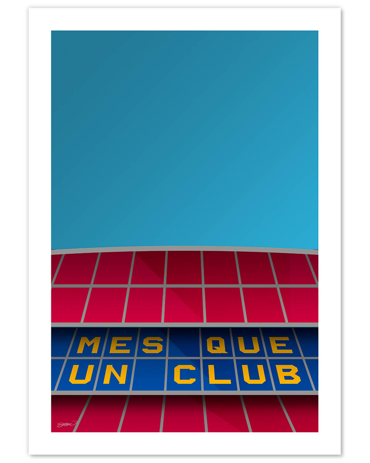 Minimalist Camp Nou