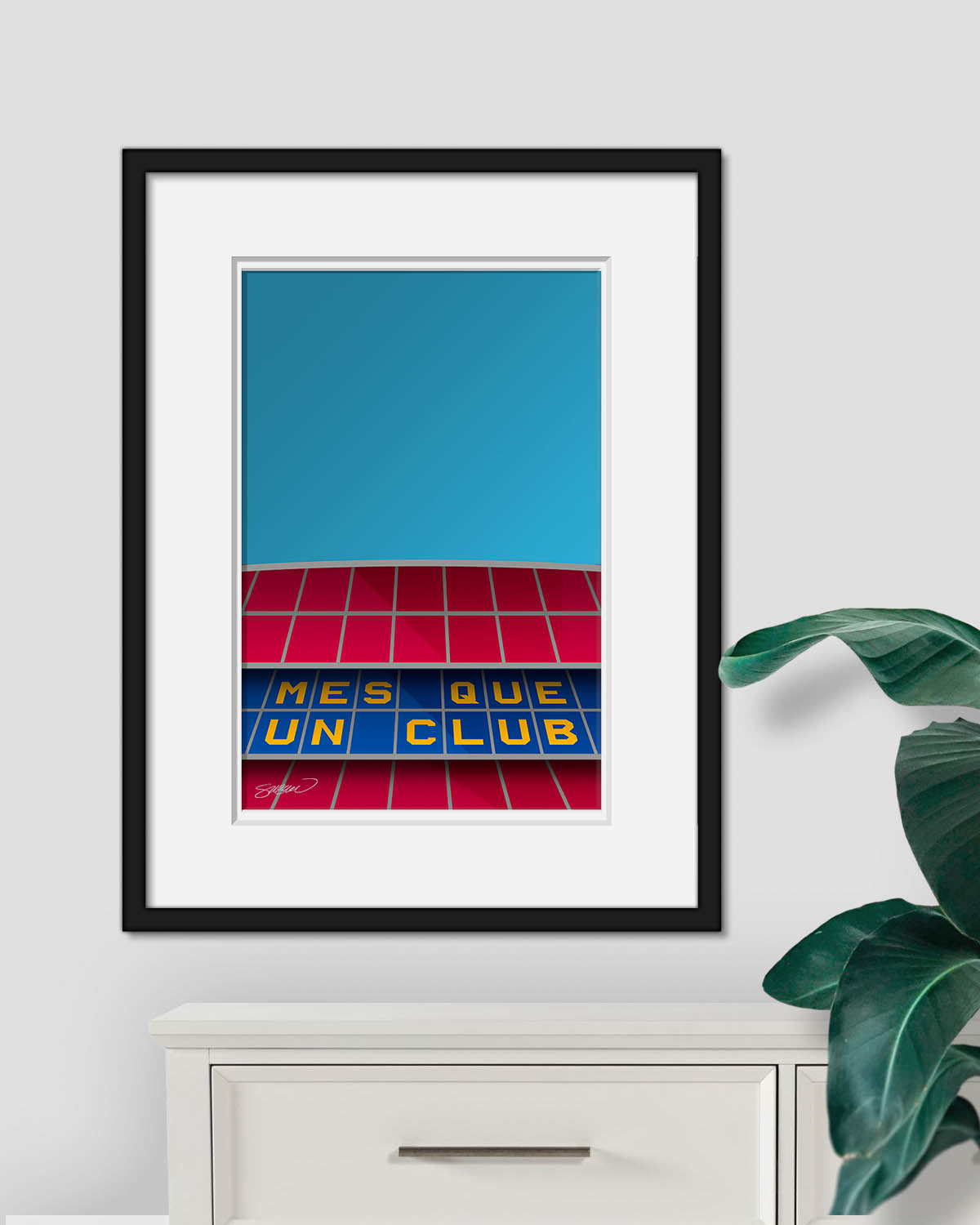 Minimalist Camp Nou