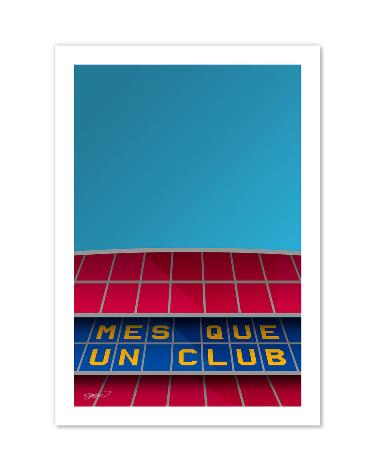 Minimalist Camp Nou