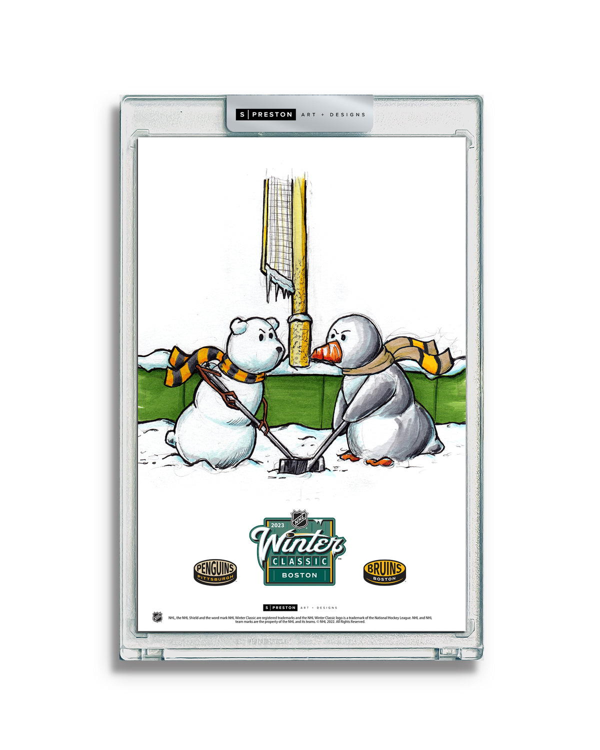 2023 NHL Winter Classic Sketch Limited Edition Art Card Slab (sold out)
