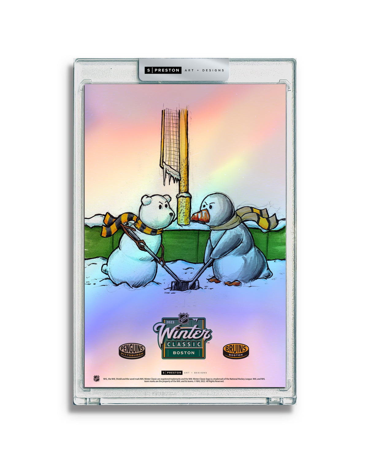 2023 NHL Winter Classic Sketch Limited Edition Art Card Slab (sold out)