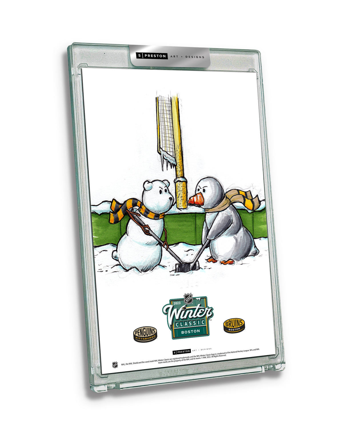 2023 NHL Winter Classic Sketch Limited Edition Art Card Slab (sold out)