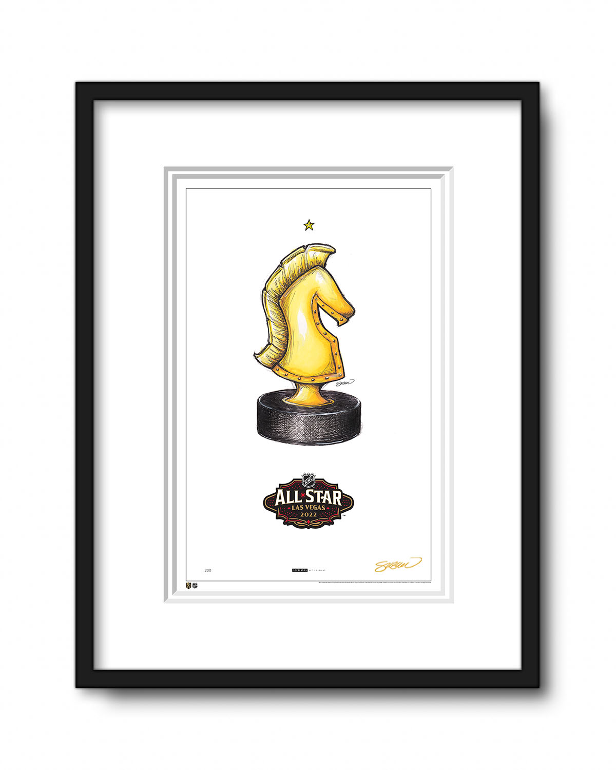 2022 NHL All-Star Game Sketch Limited Edition Art Print
