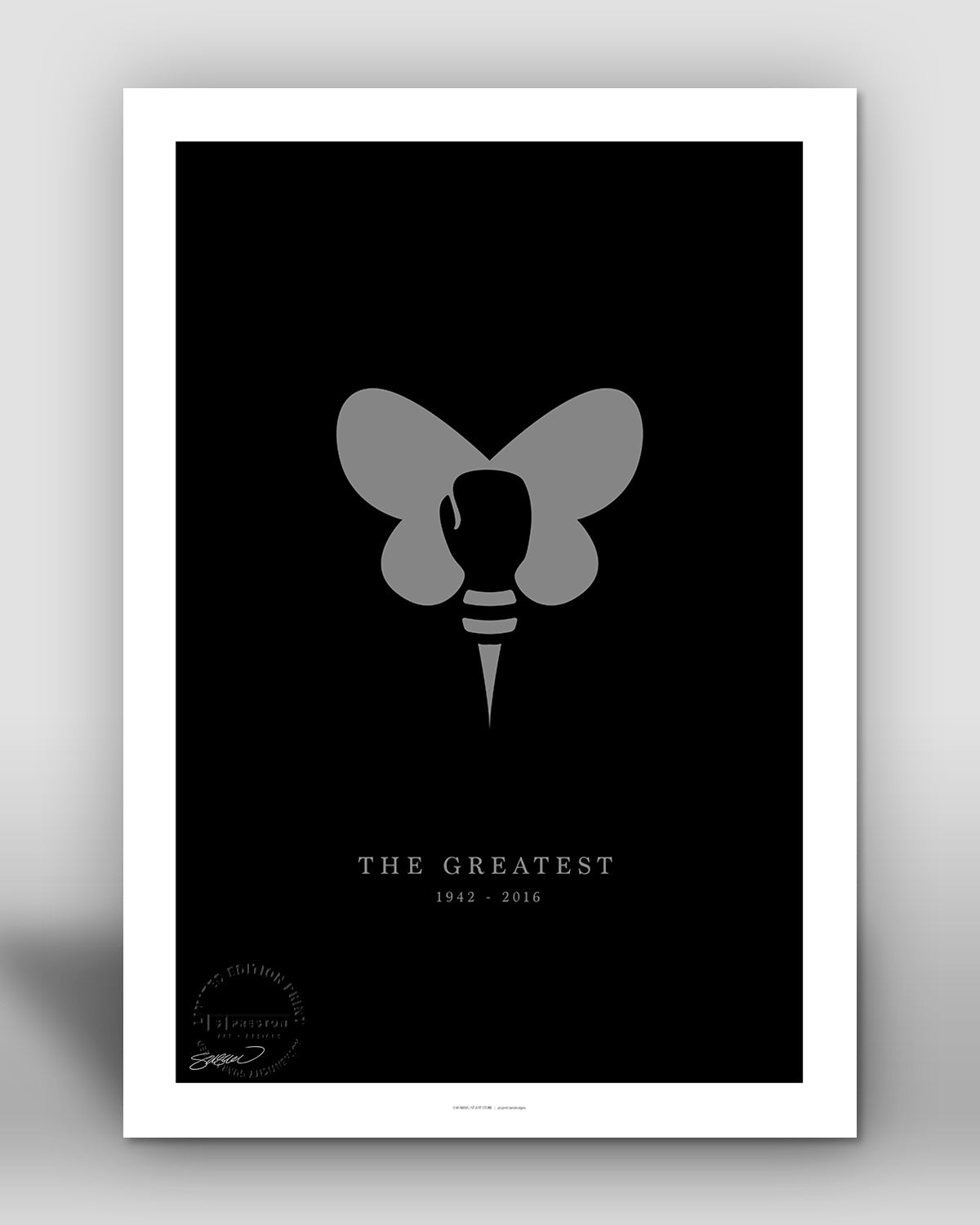 The Greatest - Minimalist Ali Tribute - Muhammad Ali - S. Preston