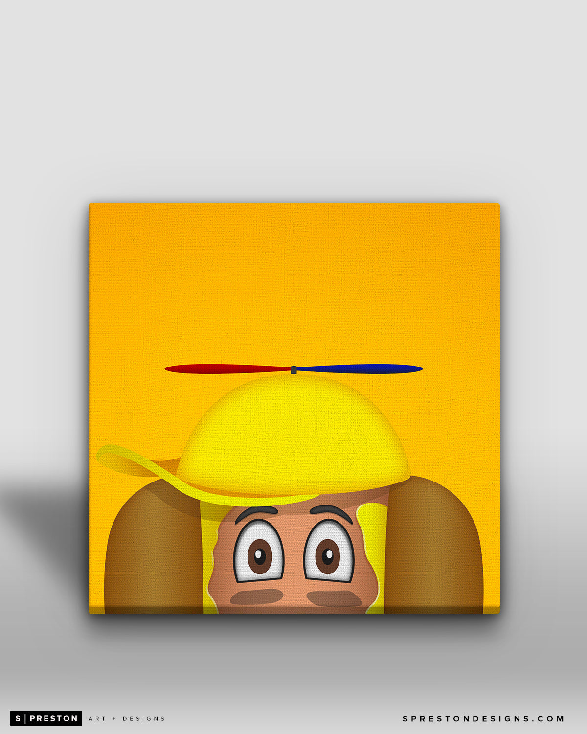 Minimalist Tribe Hot Dogs - Mustard Canvas